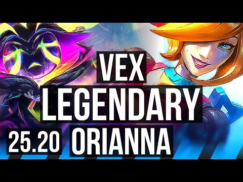 VEX vs ORIANNA (MID) | Legendary | KR Master | 25.20