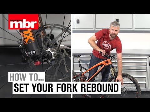 How to set your fork rebound | Mountain Bike Rider