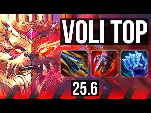 VOLIBEAR vs GNAR (TOP) | 7 solo kills, Godlike | EUW Master | 25.6