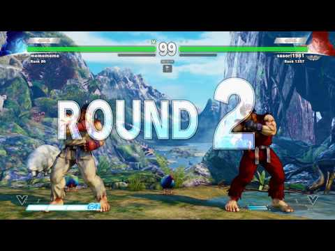 SFV~ Ryu (MCZ Daigo Umehara) vs. Ryu (sasori1981) HD