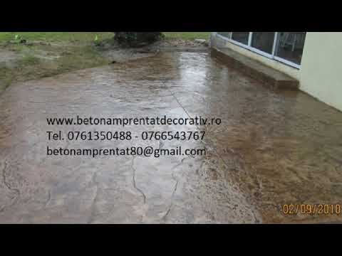 Beton Amprentat Deleni - Mureș Tel.0761350488 -0766543767