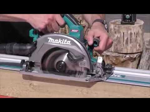 Makita HS004GZ Diskinis pjūklas, XGT, ø190x30mm, 62,5 mm, AWS (be AWS lusto), bešepetėlinis variklis, "Z" versija - komplektuojamas be akumuliatoriaus ir kroviklio video