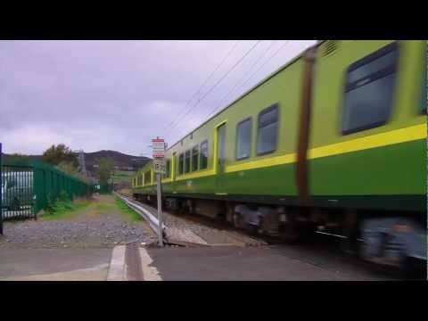 Dart train number 8628 heading North to Bray, Wicklow