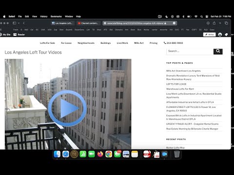 LA Loft Tour Videos Downtown Apartments and Condos