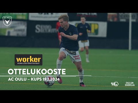 Worker ottelukooste AC Oulu - KuPS 19.1.2024 (Harjoitusottelu)