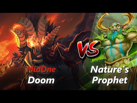 MidOne offlane Doom vs Nature's Prophet/Gyrocopter | First 10 minutes