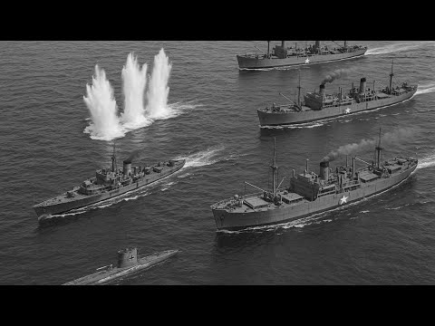 "The Convoy Tactic That Defeated Nazi U-Boats and Saved Thousands"