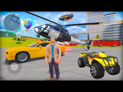 ATV Bike Boat Airplane and Helicopter Go to Car Driving Big City Simulator - Android Gameplay.