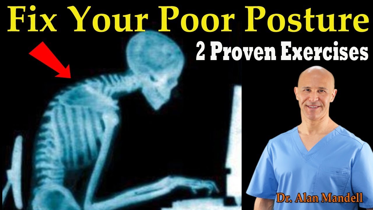 Fix Your Poor Posture & Rounded Shoulders Fast (2 Proven Exercises) - Dr Alan Mandell, DC