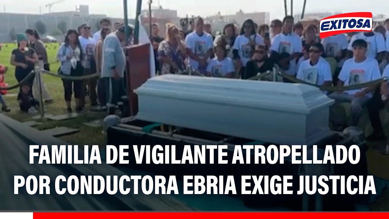 🔴🔵 Familia despide a Juan Martínez, vigilante atropellado por mujer en estado de ebriedad