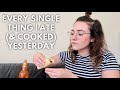 EVERYTHING I ATE YESTERDAY | Katie Carney