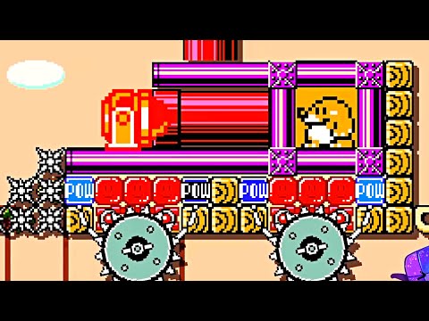 Super Mario Maker 2 🔧 The Train Thief 🔧 OP Waluigi