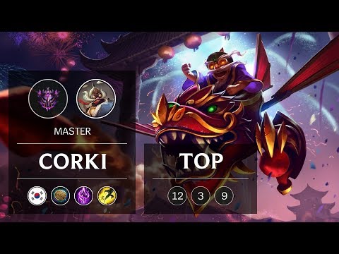 Corki Top vs Urgot - KR Master Patch 9.3