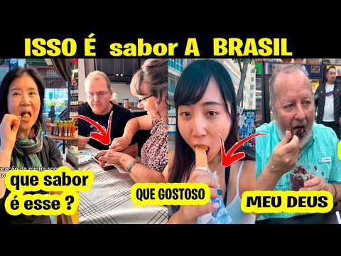 These foreigners didn't know how to react after trying this in Brazil.