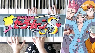 Dead Moon Circus Theme from Sailor Moon Super S - Four Hands Duet - Piano Cover