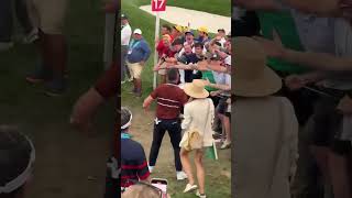 Drink Thrown at Rory McIlroy and Wife at Ryder Cup Drink Thrown at Rory McIlroy and Wife at Ryder Cup