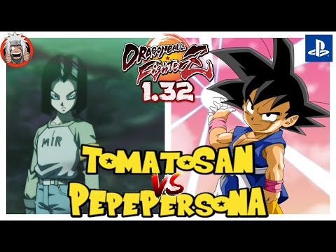 DBFZ pepe_persona vs tomato_san (GokuUI, Gohan, A17) Vs (VegetaSSB, GokuUI, GokuGT)