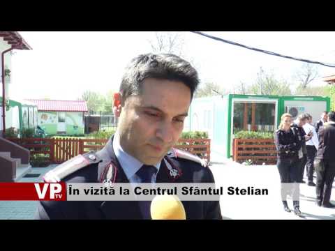 Pompierii, în vizită la Centrul Sfântul Stelian