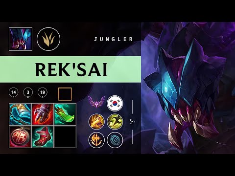Rek'Sai Jungle vs Taliyah - KR Master Patch 26.03