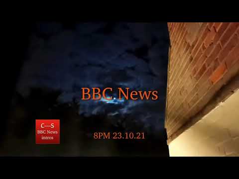 BBC News intro 8pm 23.10.21