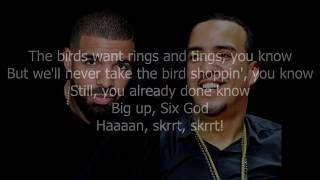 French Montana - No Shopping ft. Drake Lyrics on screen LAZ