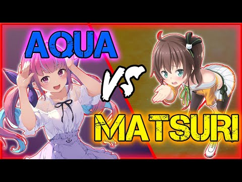 Holoyume - Epic Aqua vs. Matsuri • Ultra POV Duel • Minecraft【Hololive】