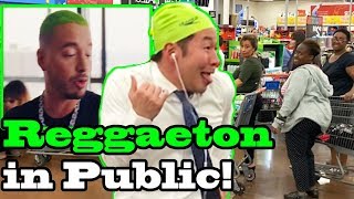 "REGGAETON" - J Balvin - Singing in Public!!