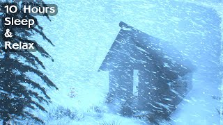 RUTHLESS ALASKAN WINTER with HEAVY BLIZZARD and SNOW STORM SOUNDS for Sleeping 2025 #winterstorm