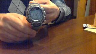 Casio Pro Trek PRG-240T-7ER - відео 2