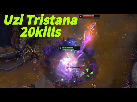 UZI TRISTANA VS  CAITLYN , HIS TRISTANA IS SO CLEAN!