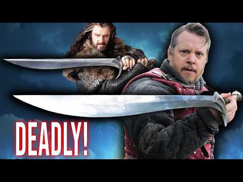 BATTLE READY lord of the rings sword ORCRIST is DEADLY!