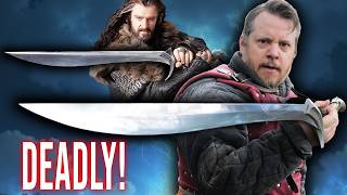 BATTLE READY lord of the rings sword ORCRIST is DEADLY!
