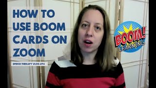 How to Zoom and How to Use Boom Cards in Teletherapy