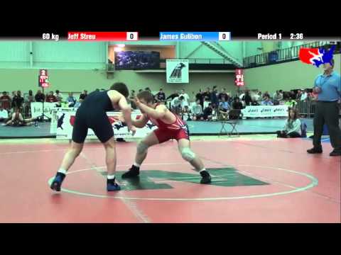 Jeff Streu vs. James Gulibon at 2013 ASICS University Nationals - FS