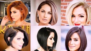 ❤️🔥Summer Hairstyles And Haircuts For Ladies | Layered Inverted Bob Haircut Ideas For Short Hair 🔥💯