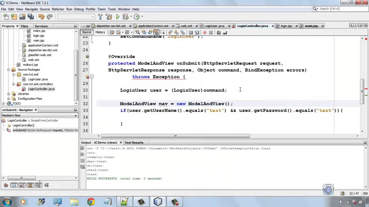 Spring MVC -  SimpleForm Controller Tutorial