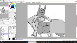お絵描き　深夜の部