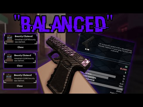 The g18 is totally "balanced" | Roblox criminality