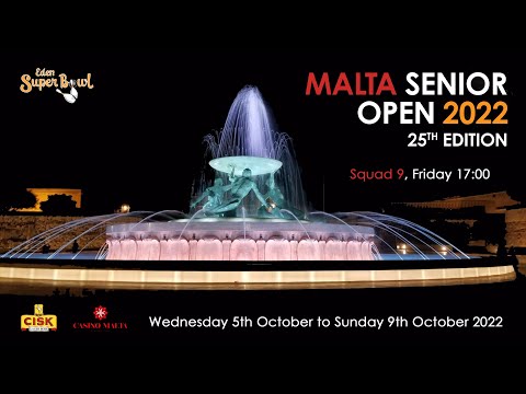 QUALIFICATION ROUND 9 | 2022 MALTA SENIOR OPEN BOWLING CHAMPIONSHIPS