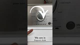 Maytag Washer Diagnostic Mode #shorts #washer #repair