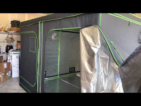 Super hot pepper Grow tent first look