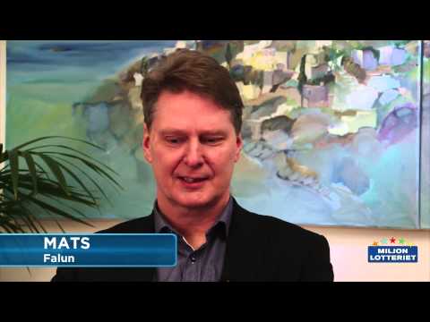 Mats vann storvinst på skraplott från Miljonlotteriet