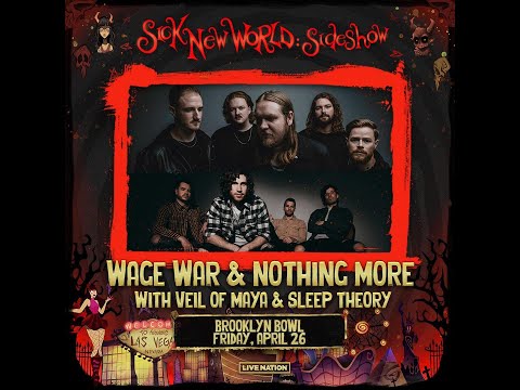 Wage War / Sick New World Side Show (Full Set - Live) @ Brooklyn Bowl Las Vegas, NV April 26th, 2024