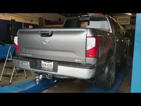 2017 Titan with Flowmaster Super 10 muffler