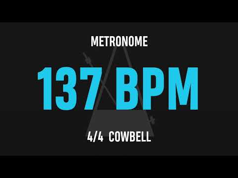 137 BPM 4/4 - Best Metronome (Cowbell)