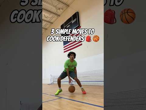 3 EASY BASKETBALL MOVES TO ADD TO YOUR BAG 🎒🏀 #basketball #trending #shorts #viral