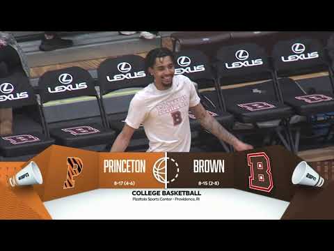 Brown vs Princeton: Men's Basketball Highlights