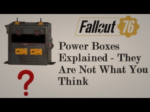 Fallout 76 Power Boxes Explained
