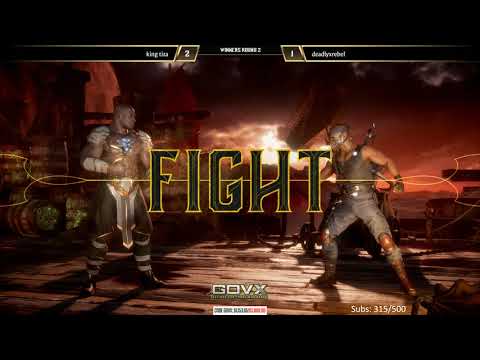MK11 @ GOVX Tactical Combat Qualifier - deadlyxrebel vs KingTiza [4K/60fps]