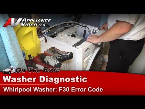 Whirlpool Washer Repair - F30 Error Code - Dispenser Actuator